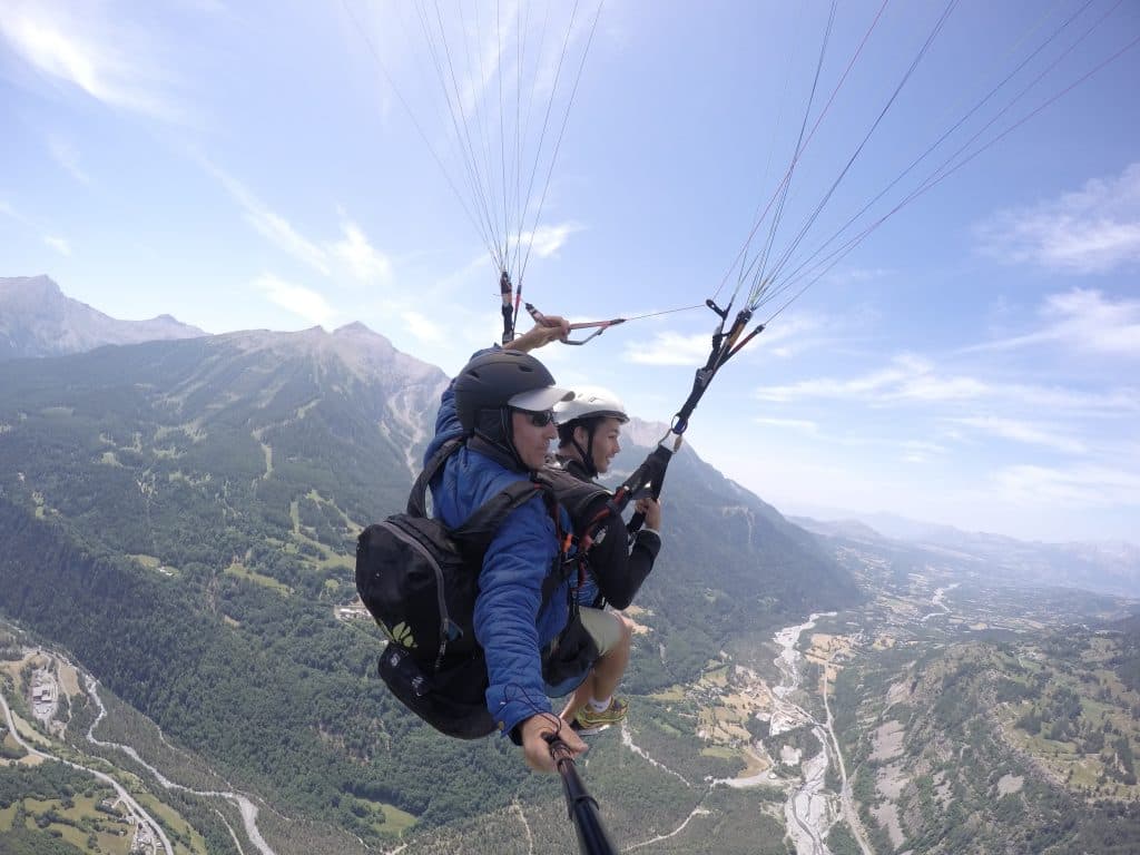 Vue panoramique des Alpes